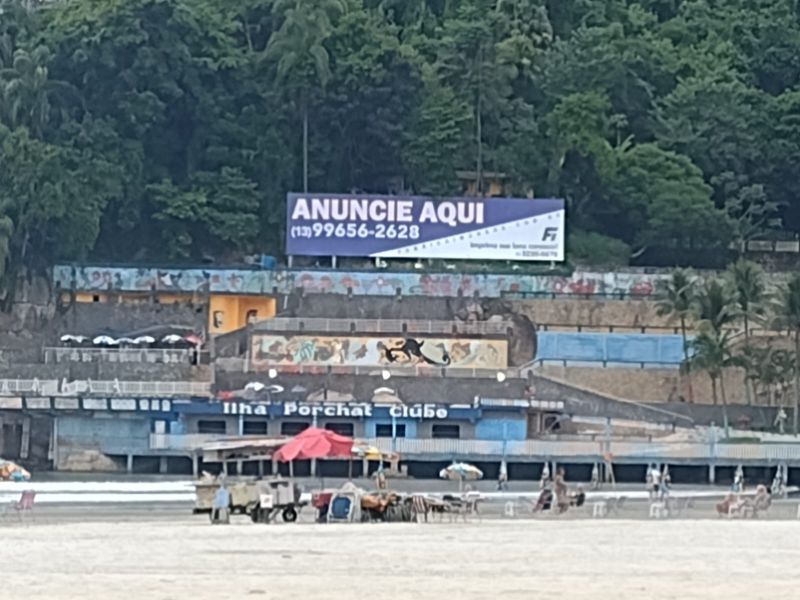 Painel em So Vicente - Ilha Porchat
